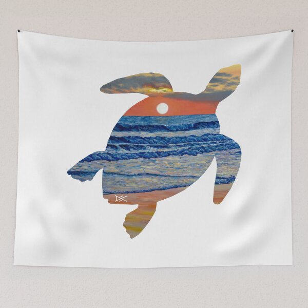 Item preview, Sea Turtle Sunset Beach Silhouette designed and sold by DSC Arts.