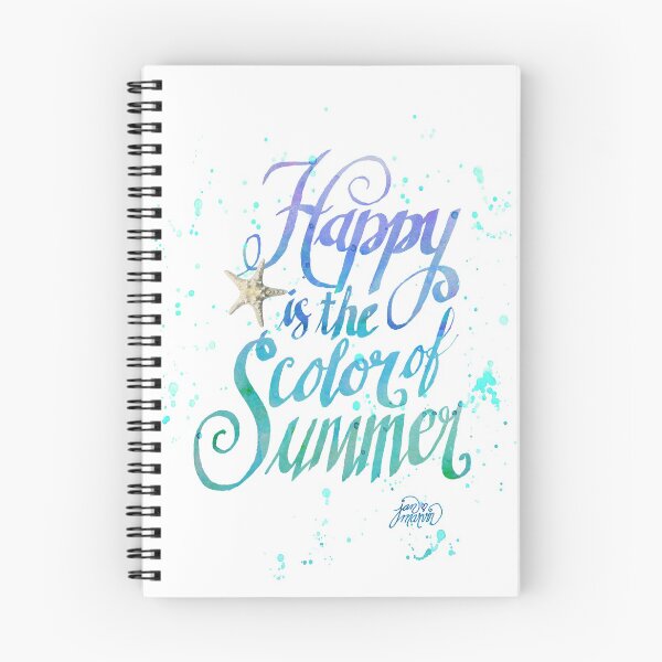 Item preview, Happy is the Color of Summer Watercolor by Jan Marvin designed and sold by Jan Marvin Art Studio.