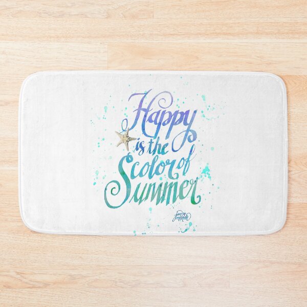Item preview, Happy is the Color of Summer Watercolor by Jan Marvin designed and sold by Jan Marvin Art Studio.