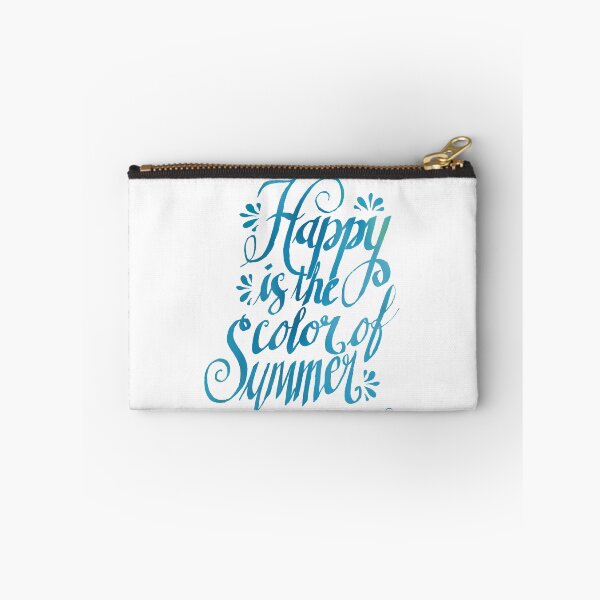 Item preview, Happy is the Color of Summer Blue by Jan Marvin designed and sold by Jan Marvin Art Studio.