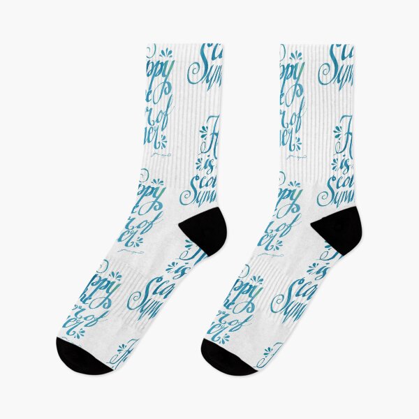 Item preview, Happy is the Color of Summer Blue by Jan Marvin designed and sold by Jan Marvin Art Studio.