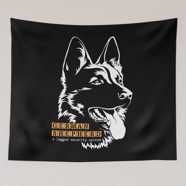 Item preview, German Shepherd 4 legged security system designed and sold by KA DESIGNS.