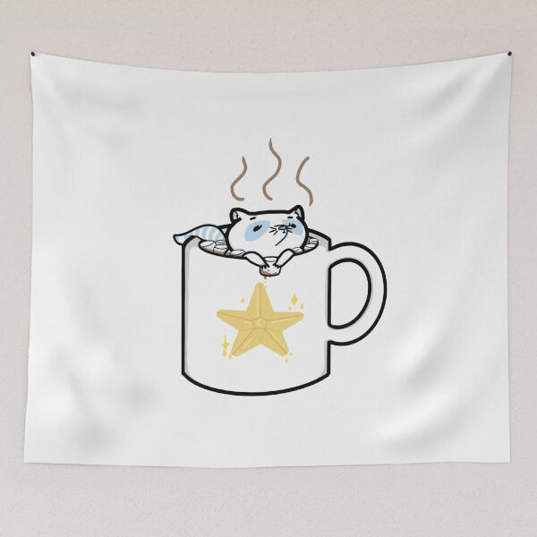 Item preview, Marshmallow Raccoon Cocoa designed and sold by BrokeArtStudent.