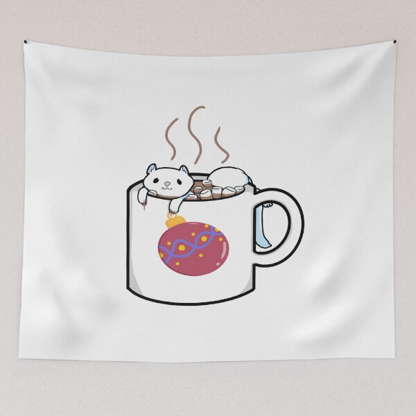 Item preview, Marshmallow Ferret Cocoa  designed and sold by BrokeArtStudent.