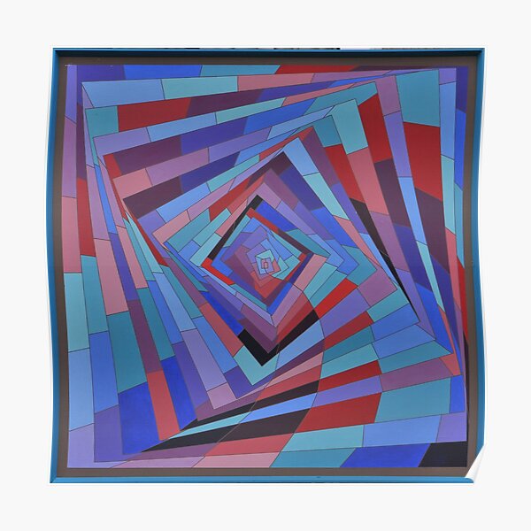 Square spiral Poster