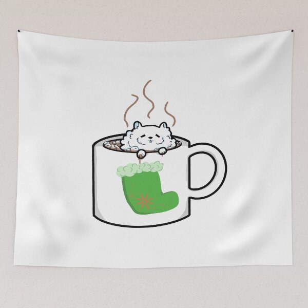 Item preview, Marshmallow Pom Cocoa  designed and sold by BrokeArtStudent.
