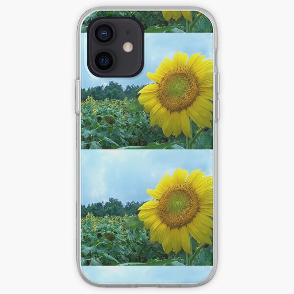 Sunflower Field by Jan Marvin iPhone Soft Case