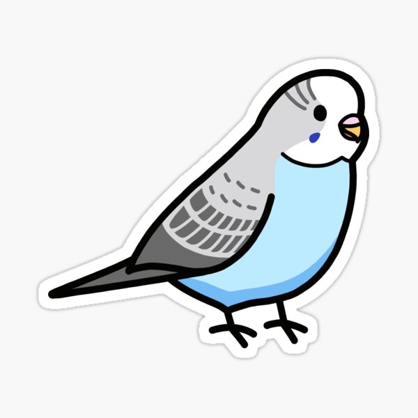 Item preview, Blue Budgie designed and sold by littlemandyart.