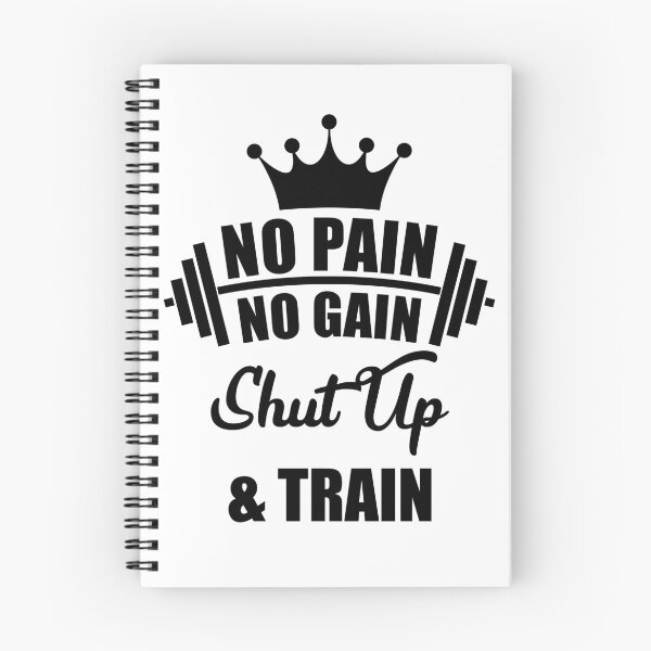 Item preview, No pain no gain shut up and train motivation workout t-shirt designed and sold by StarenguCrew.