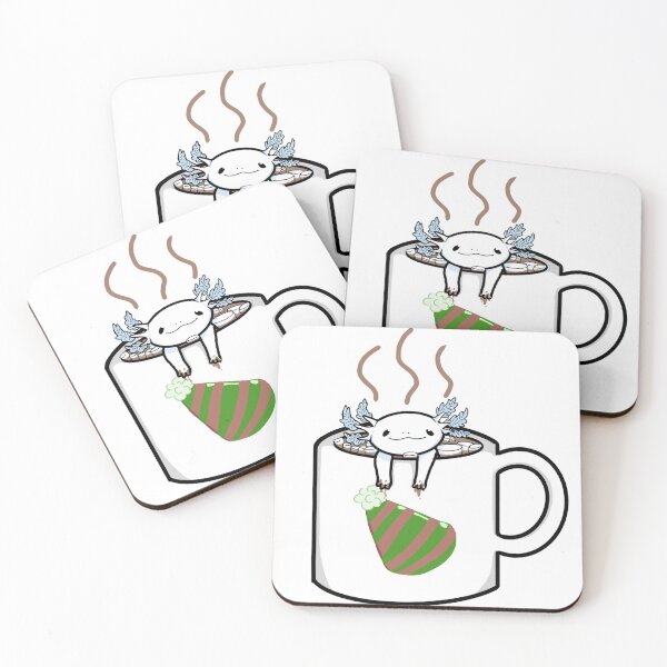 Item preview, Marshmallow Axolotl Cocoa  designed and sold by BrokeArtStudent.