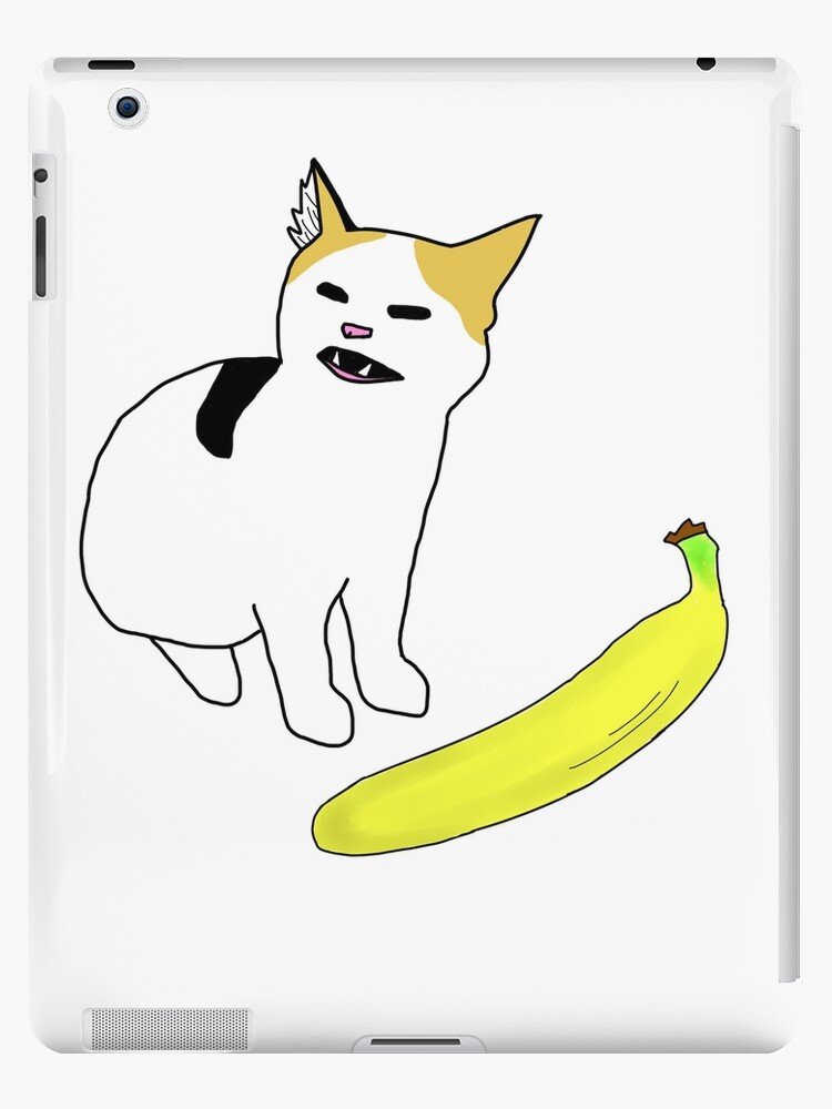 Coque Et Skin Adhesive Ipad Chat Banane Par Arcaneakuma Redbubble