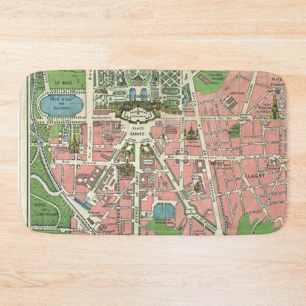 Item preview, Pocket Map of Versailles 1931 designed and sold by abbazabba.