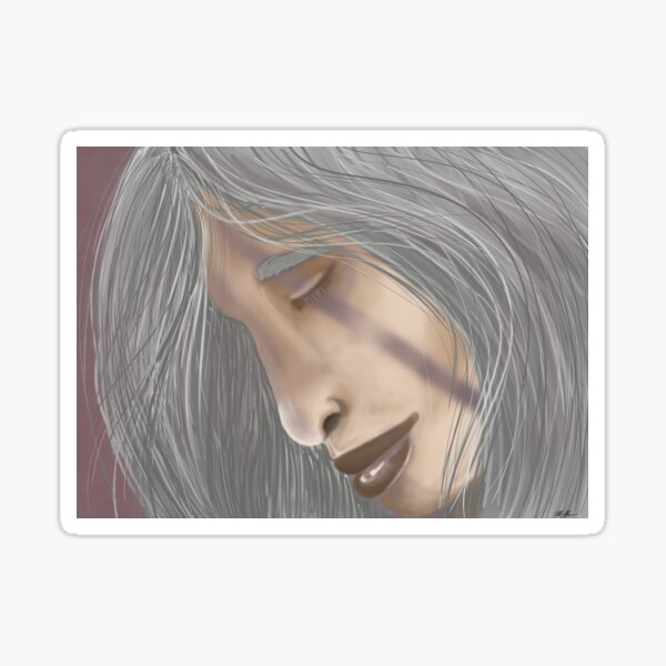 Fantasy Theme Woman Sticker