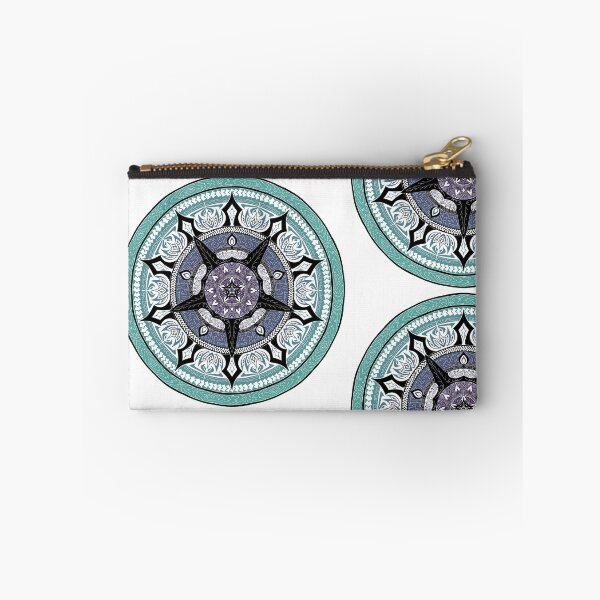 Item preview, Large Mixed Themed Mandala Purple Turquoise designed and sold by SirCrim.