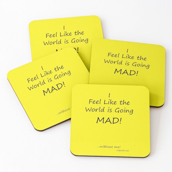 Item preview, The World is Going MAD! designed and sold by ellipsiswit.