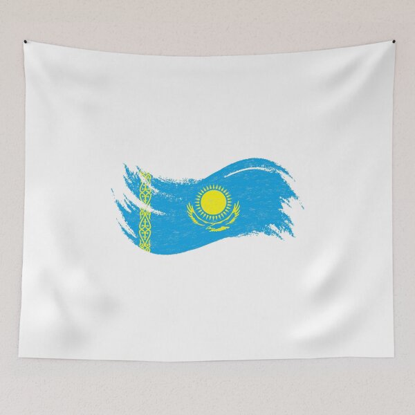 Item preview, Kazakhstan Flag t-shirt designed and sold by MiraShop.