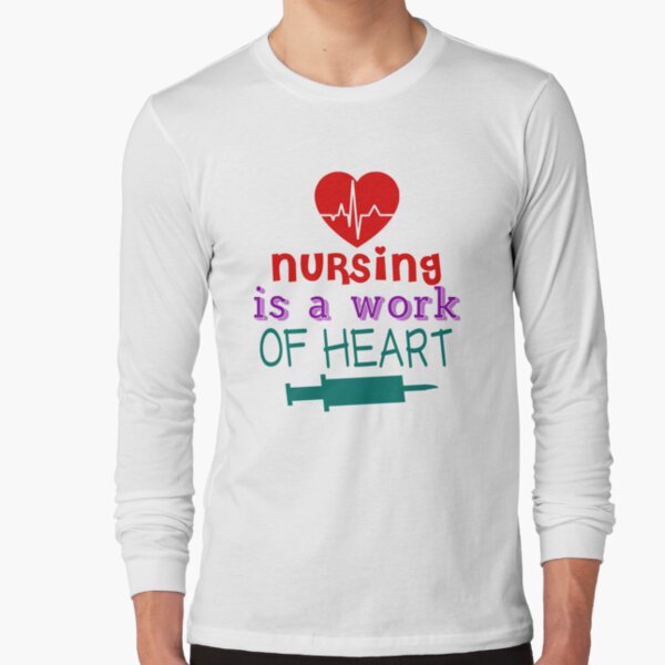 Nursing is a work of the heart Poster for Sale by Visualsplendors