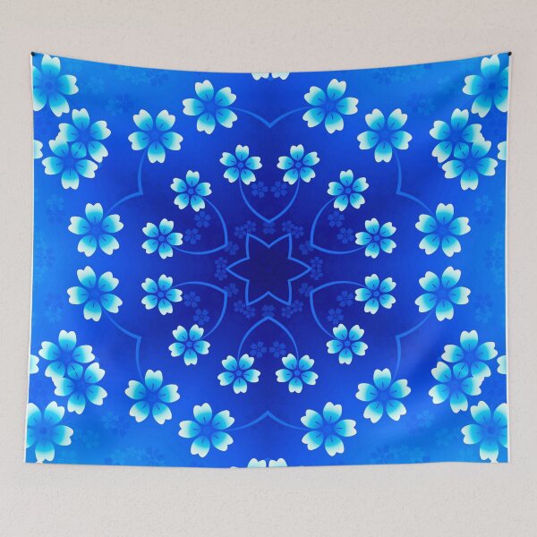 Item preview, Blue Flower Pattern designed and sold by florista69.