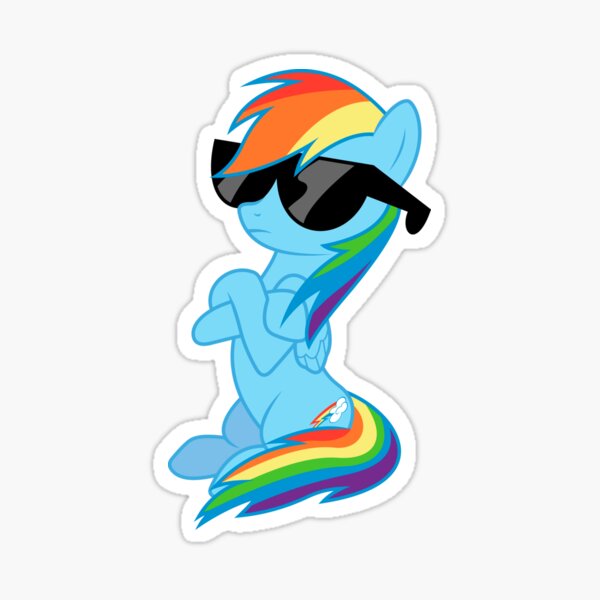 Item preview, Rainbow Dash Glasses designed and sold by Morphey22.