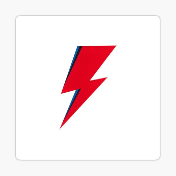 lightning bolt sticker Sticker
