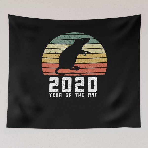 Item preview, Year Of The Rat 2020 Vintage Chinese Zodiac designed and sold by d247.