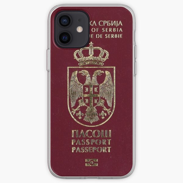 Passeport serbe Coque souple iPhone