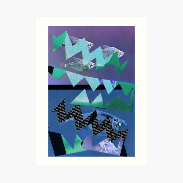 fish again, again Art Print