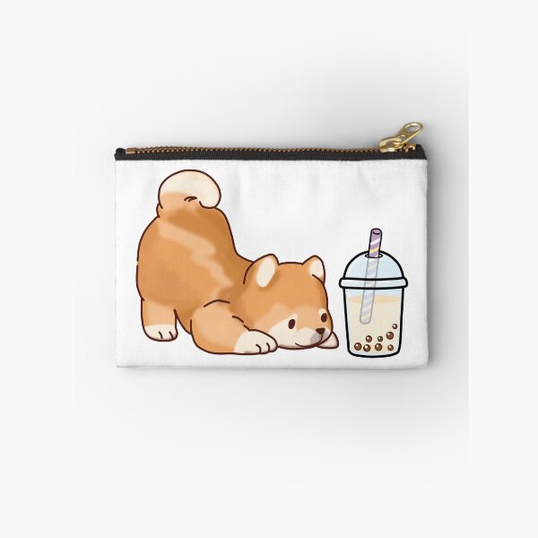 Item preview, Cute Little Shiba Loves Boba! designed and sold by SirBobalot.