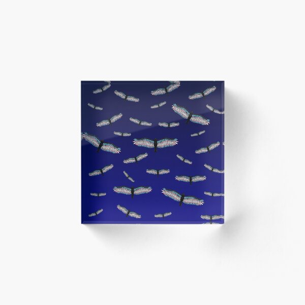 Fly With Pride, Raven Series - Transgender Acrylic Block