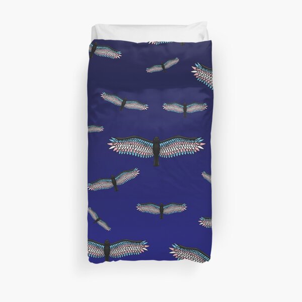 Fly With Pride, Raven Series - Transgender Duvet Cover