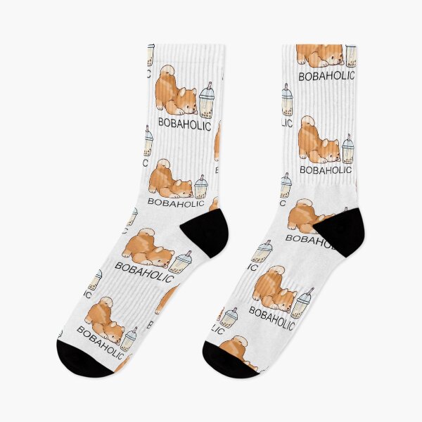 Item preview, Cute Little Bobaholic Shiba! designed and sold by SirBobalot.