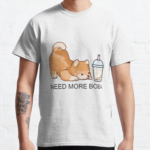 Item preview, Cute Little Shiba Needs More Boba! designed and sold by SirBobalot.