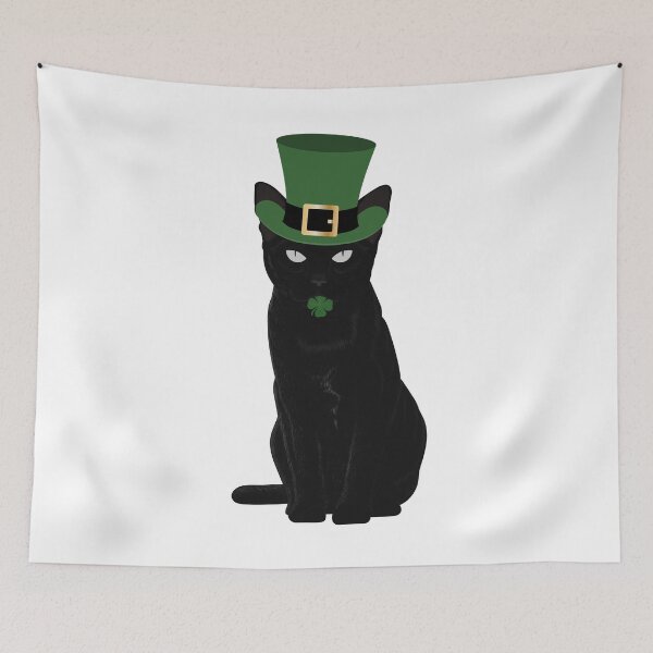 Item preview,  St. Patricks Day cat hat lucky gift shamrock designed and sold by Gex909.