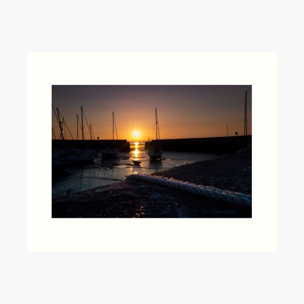 The Harbour Musselburgh Art Print
