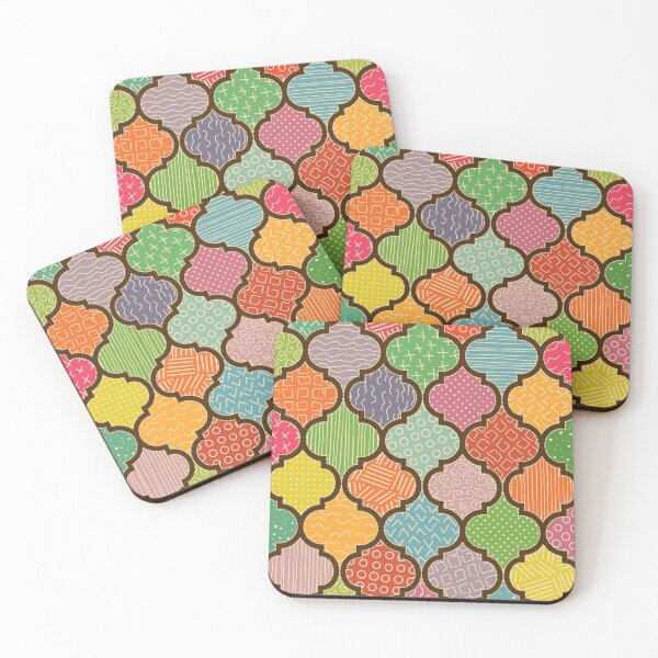 Item preview, Moroccan Tiles with Hand-drawn patterns designed and sold by PaisleyMcNoodle.