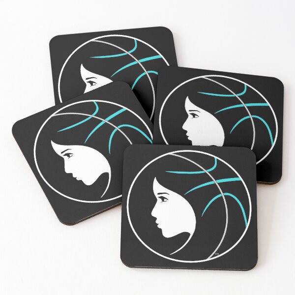 Item preview, Girls and Womens Basketbal Design Aqua designed and sold by FanWearHawaii.
