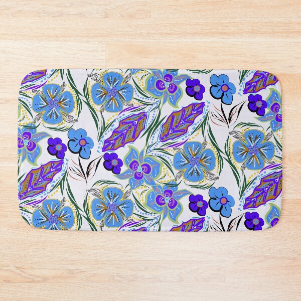 Item preview, Purple  Floral  pattern  designed and sold by Nora Gad.