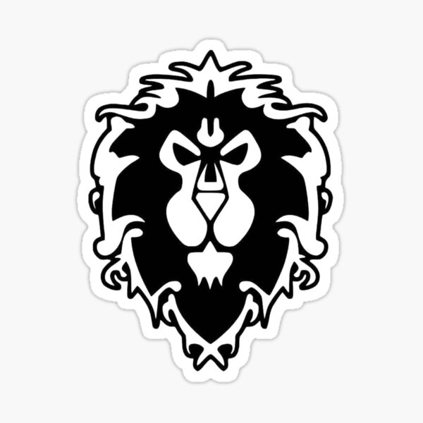 Schwarzes Allianz-Logo Sticker