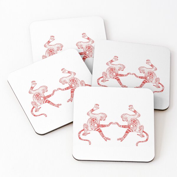 Item preview, Mandala, Monkey Drawing, Monkeys Linear Art , Wild Spirit  designed and sold by Manitarka.