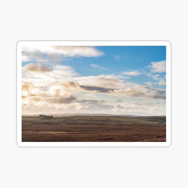 Scottish countryside landscape photography - The Highlands Sticker