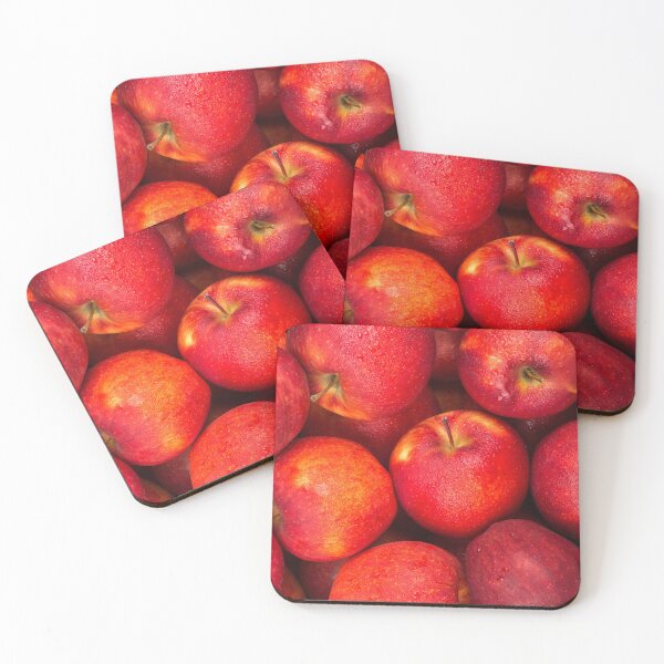 Item preview, Red apples pattern abstract food pattern gift  designed and sold by conceptDVS.
