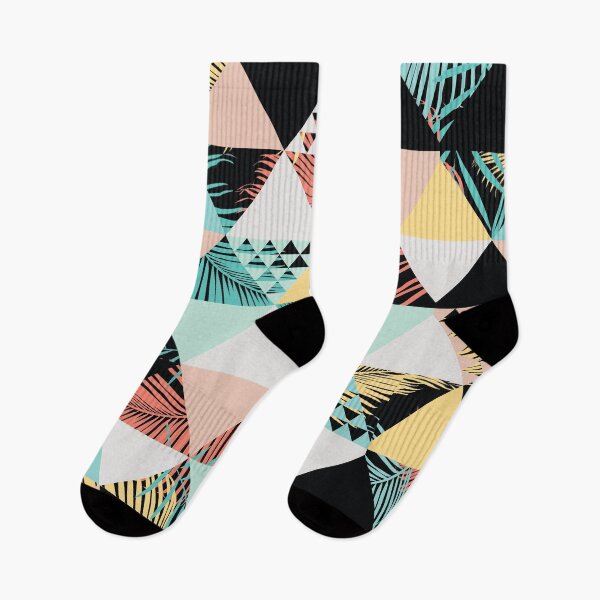 Item preview, Tropical leaves trendy colors seamless pattern designed and sold by amethystdesign.