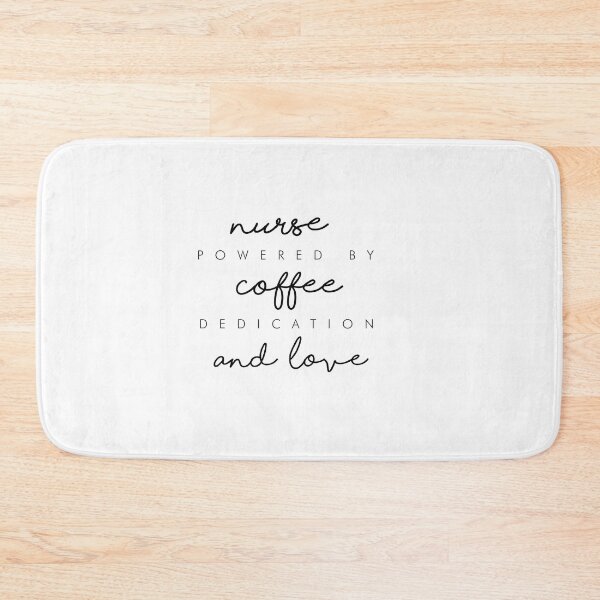 Item preview, Nurse Powered by Coffee dedication and love - Nurse Minimalist Design  designed and sold by Tropical Blood.