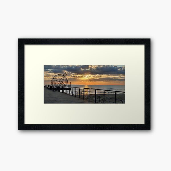 Sun in the morning Framed Art Print