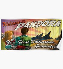 Póster Bienvenido a Pandora