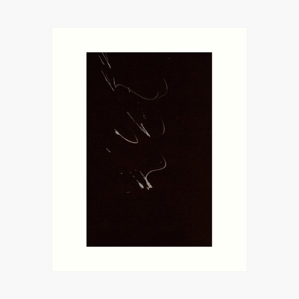 0228 - Brush and Ink - Abstract Tails 007 Art Print