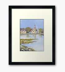 Mahone Bay, Nova Scotia Framed Print
