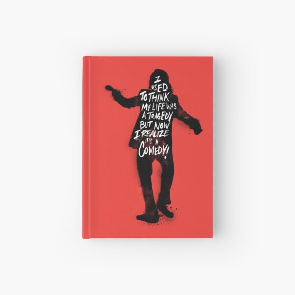 Joker 19 Tragedy Quote Hardcover Journal For Sale By Danieljtaylor Redbubble