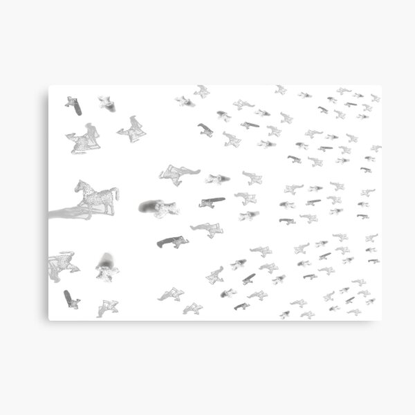 Chess feng shui Metal Print