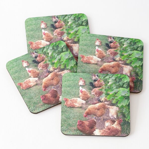 Item preview, Vineyard With Chickens designed and sold by hajarsdeco.